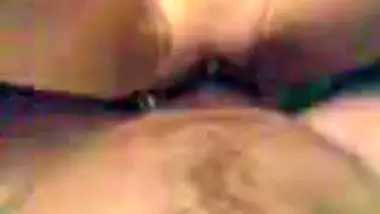 at the end she sticks it right up her ass on...