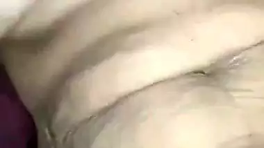 Husband fingering wife pussy harder before fucking