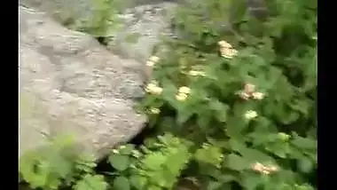 Peeping into couple’s outdoor sex