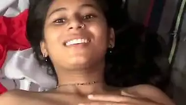 Young girl strips and sucks a dick in desi porn