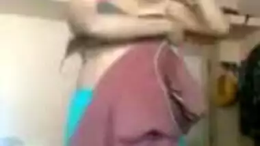 Nervous desi bhabhi stripping for secret lover
