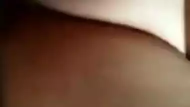 Close-up shooting of cock thrusting in and out of shaved Desi XXX pussy