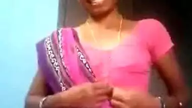 Telugu Desi XXX housewife showing her perfect boobs and pussy