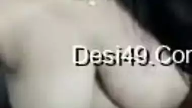 Self-isolated Indian girl has no choice but to play with pussy