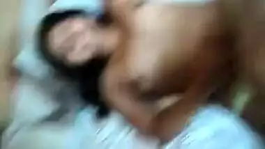 Topless Desi teen in yellow panties isn't sure about sex with XXX boy on camera