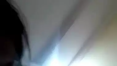 Female exposes her XXX titties and touches sex pussy on camera