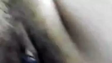 Desi wife and hubby XXX play with each other's genitals for webcam