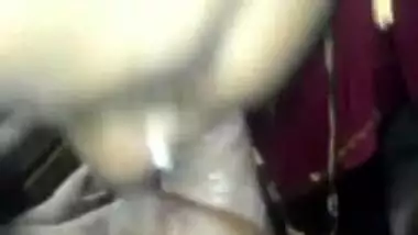 Indian horny wife stroking and sucking a penis