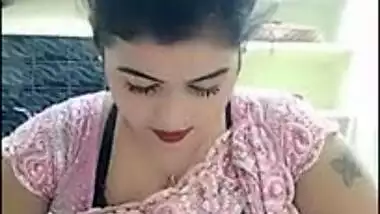 New Face Assured, Deep navel in see through pink saree, No way miss