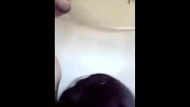 Indian nude girlfriend breastfeeding her lover