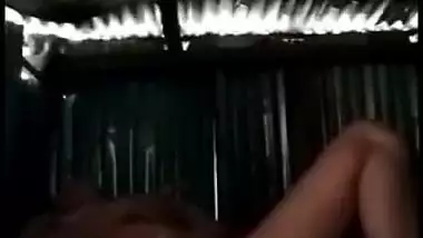 MMS video of Desi villager who performs low-quality homemade XXX show