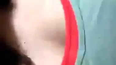 Sexy Girl Playing With Her Boobs